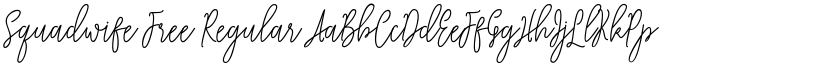 Squadwife Free Regular font