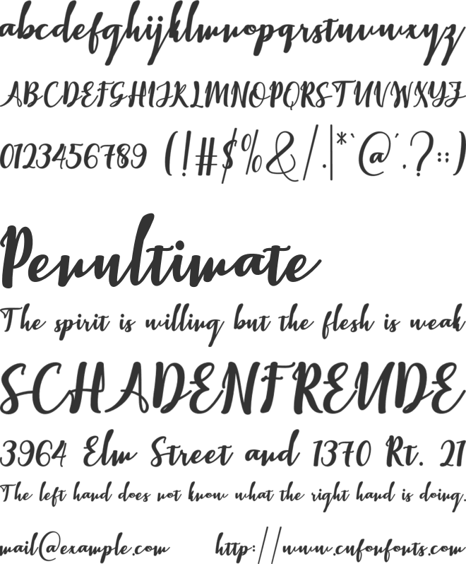 Elistabeta font preview