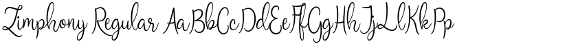 Zimphony font download
