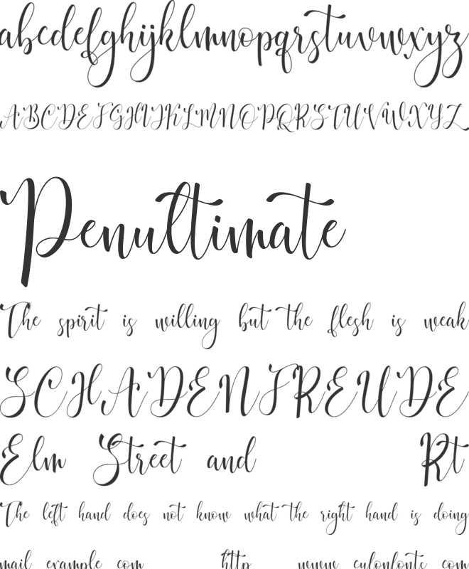 Brighlon font preview