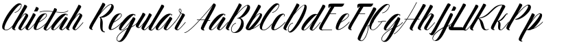 Chietah font download