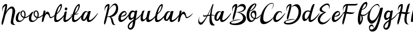 Noorlita Regular font