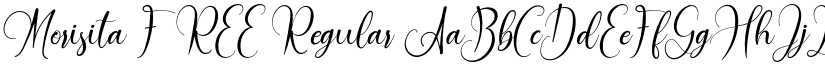 Morisita FREE Regular font