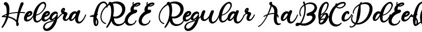 Helegra FREE Regular font