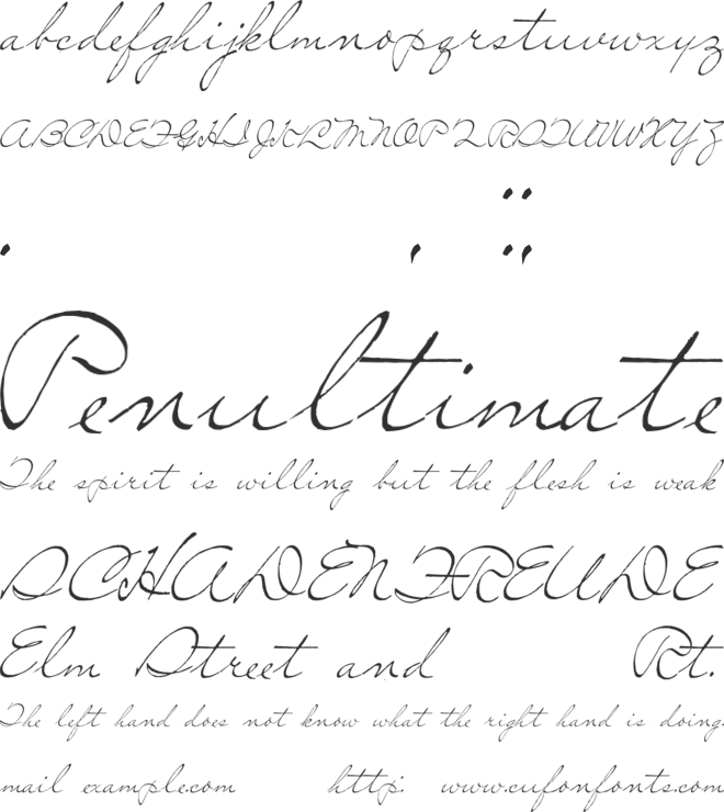 So Lonely font preview