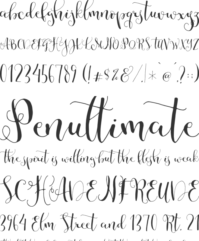 CestLaIsabellyAlt font preview