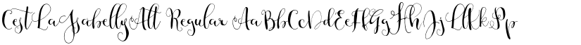 CestLaIsabellyAlt Regular font