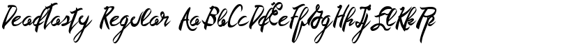 DeadTasty Regular font