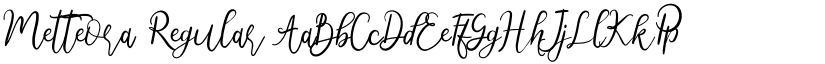 Metteora font download
