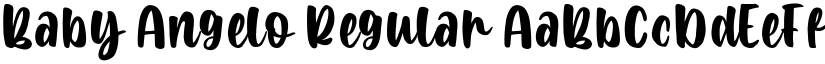 Baby Angelo Regular font