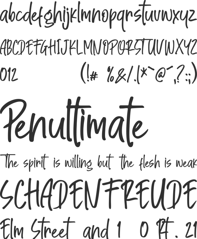 Great Authorized font preview