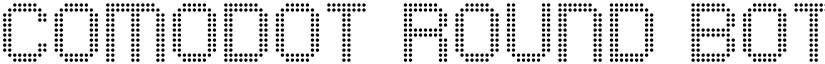 Comodot Round Bottom font