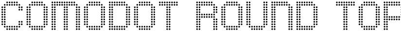 Comodot Round Top font