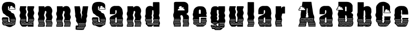 SunnySand Regular font