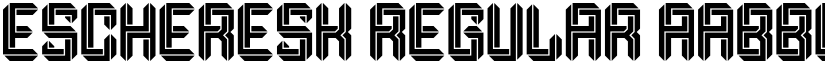 Escheresk Regular font