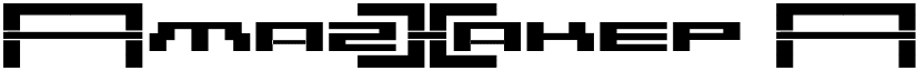 AmazXakep font