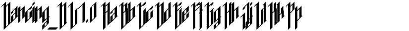 Dancing_DL1.0 font