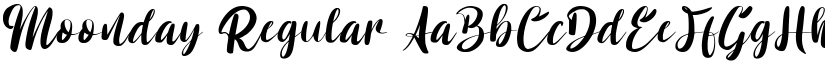 Moonday font download