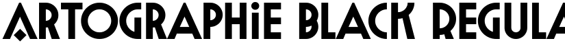 Artographie Black Regular font