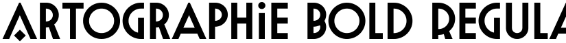 Artographie Bold Regular font