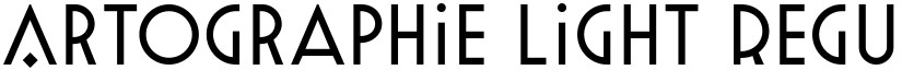 Artographie Light Regular font