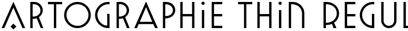 Artographie Thin Regular font