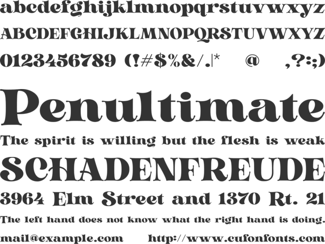 Golden Metafor font preview