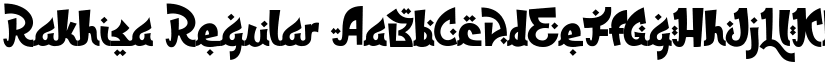Rakhisa Regular font
