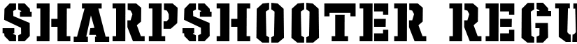 Sharpshooter Regular font