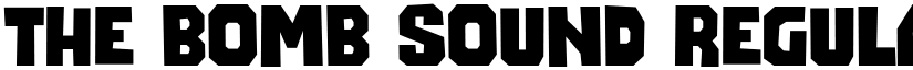 The Bomb Sound Regular font