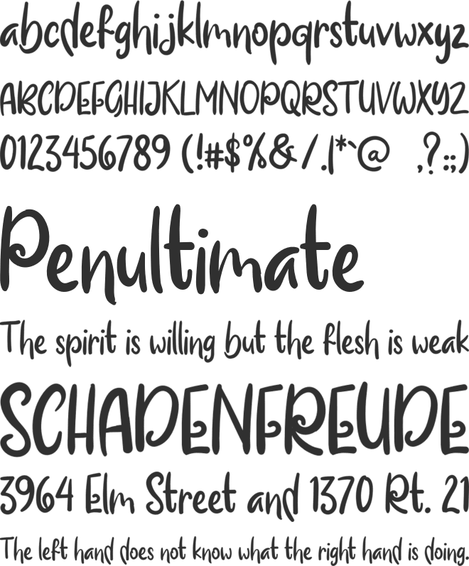 Brownis Steel font preview