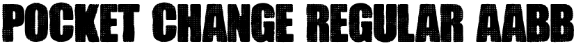 Pocket Change Regular font