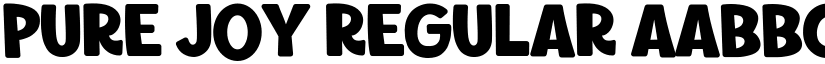 Pure Joy Regular font