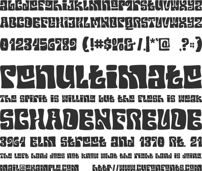 Your Groovy Font font preview