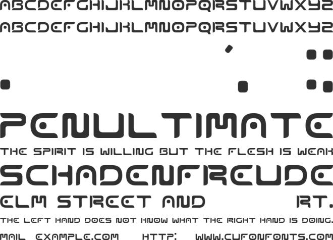 Emophonic font preview