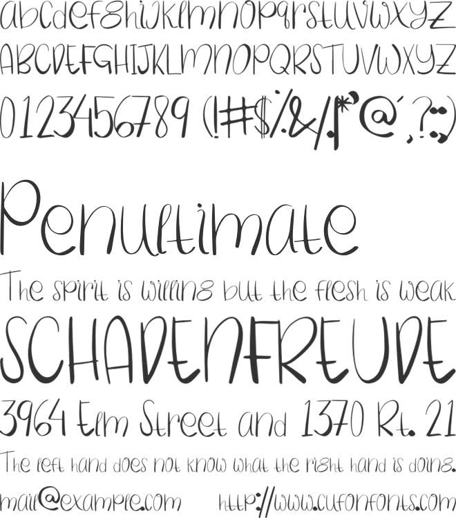 Smart Living font preview