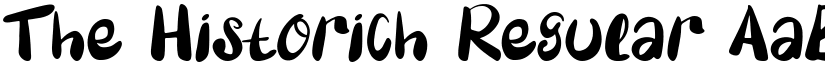 The Historich Regular font