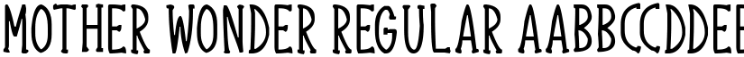 Mother Wonder font download