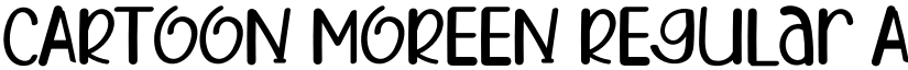 CARTOON MOREEN Regular font