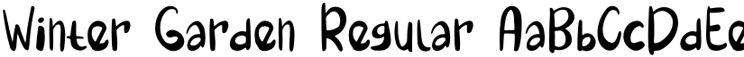Winter Garden Regular font