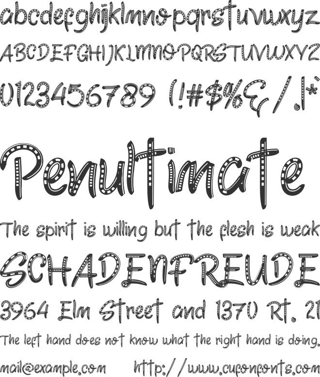 Holla Rolla font preview