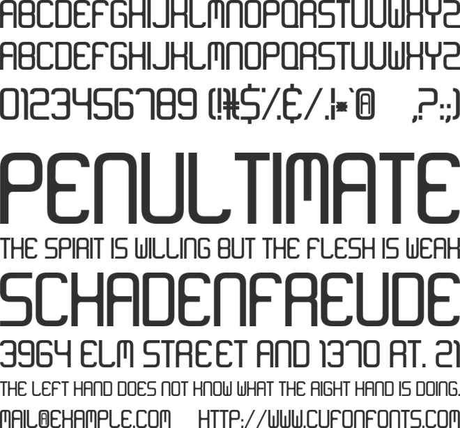 Neon Like font preview
