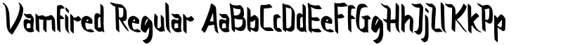 Vamfired font download