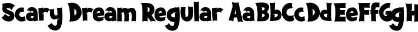 Scary Dream Regular font