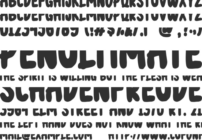 halloween black font preview