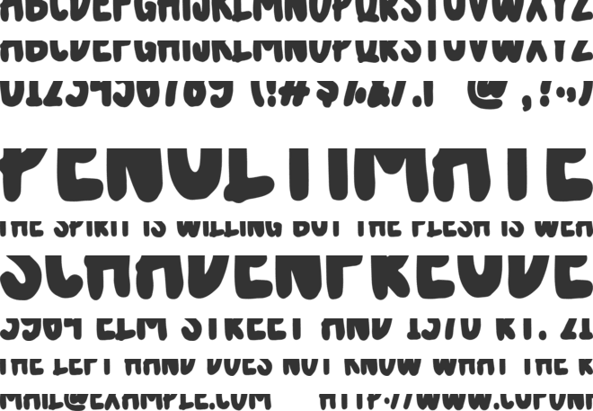 halloween black font preview