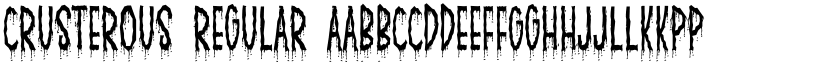 Crusterous font download