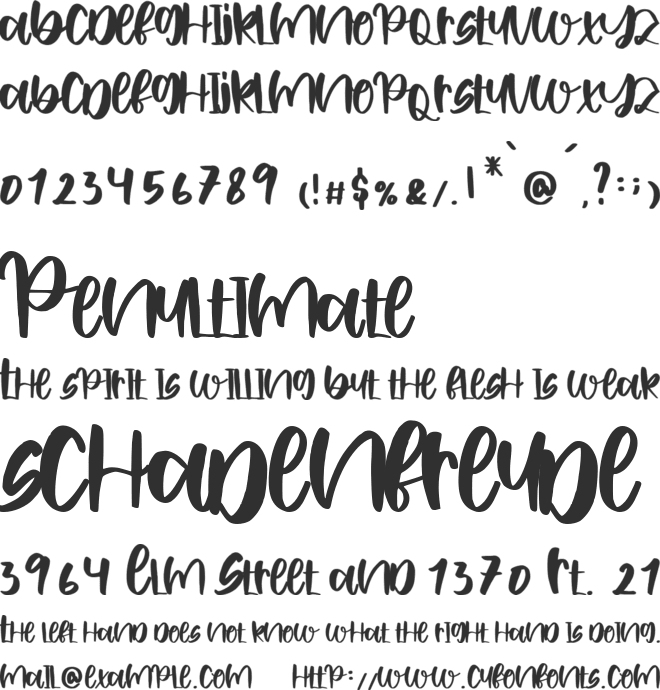 Halloween Day font preview
