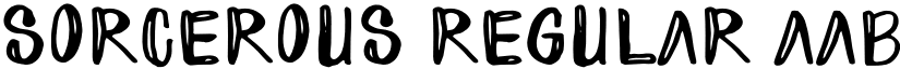 Sorcerous Regular font
