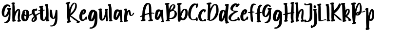 Ghostly Regular font